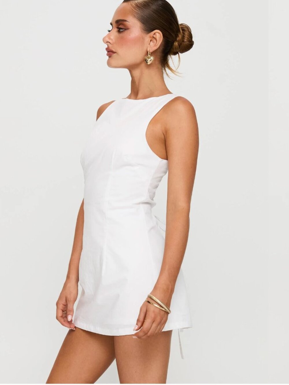PRINCESS POLLY Yumiko Romper in White 6